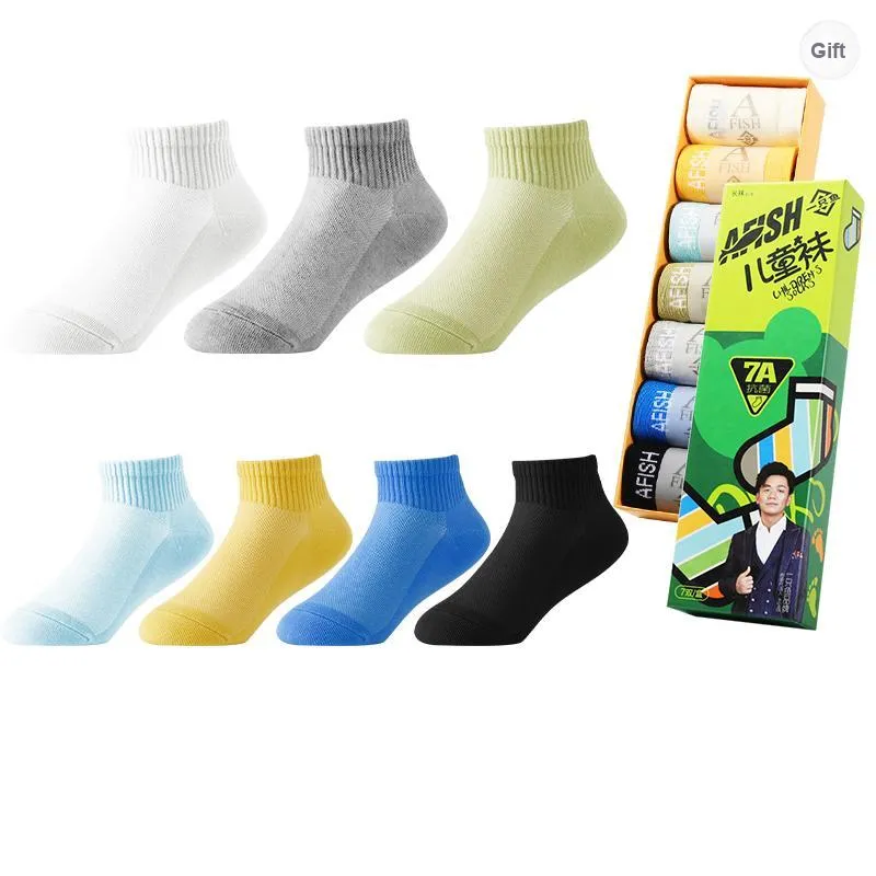 AFISH No-Show Socks Women's Gift Box 7 Double Packs-52