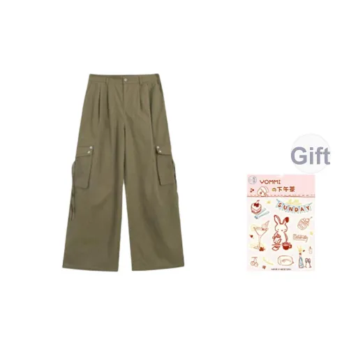 ZIHAN Кофе Женские Повседневные Брюки