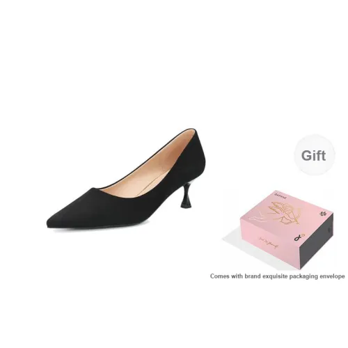 DAPHNE Slim Heel High Heels 5cm Women's Black
