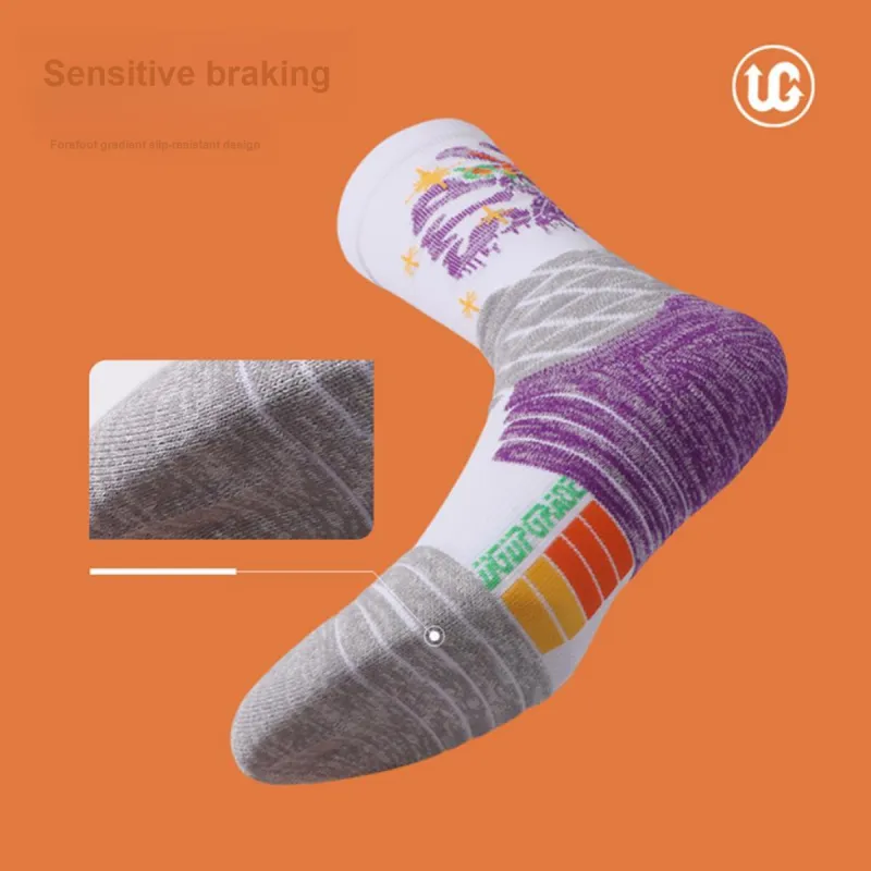 UGUPGRADE Basketball Socks Unisex 3 Pack Mixed Color-1