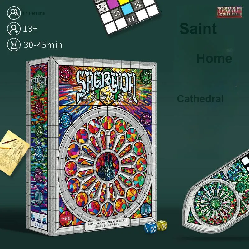One Moment Pavilion Sagrada Familia Cathedral Board Game Board Games-3