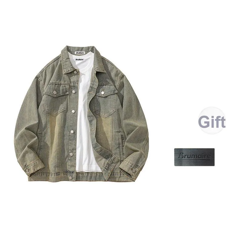 BRUMAIRE Denim Jacket Unisex Blue-16