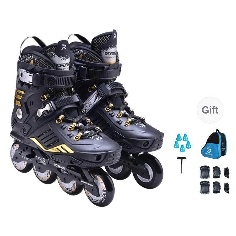 ROADSHOW Inline Skates One Piece Aluminum Alloy Banana Knife Holder With PP Hard Shoe Case Commuting Unisex-4
