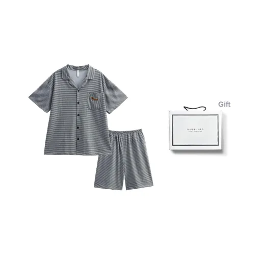 XUANZHITING Пижама Подарочная Коробка Мужская Серый