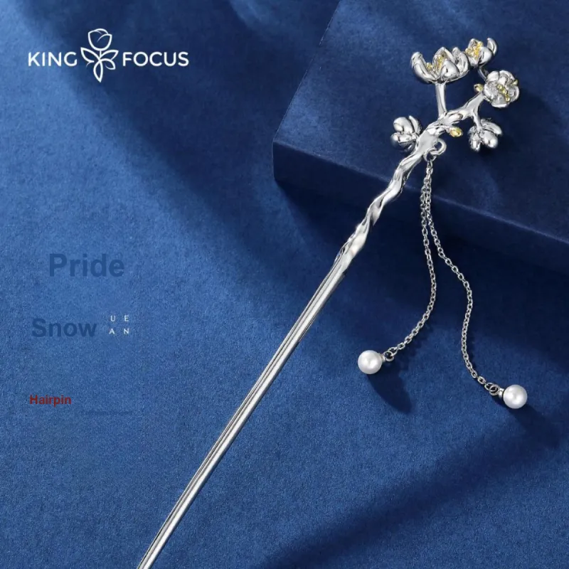 KINGFOCUS Shell Pearl Hairpins Women's-1