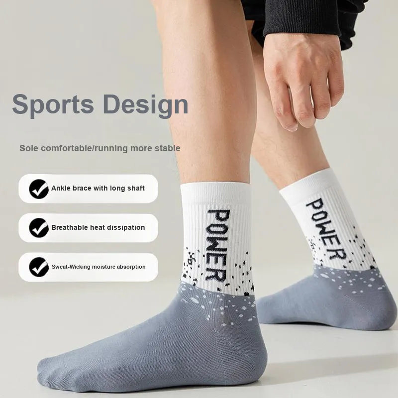 Urban Beauty Mid-Calf Socks Men's Combo Set-5