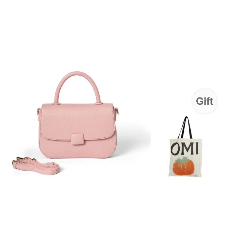 OMI Synthetic Leather Handbag Regular Women's Black/Tan/Pink/Ecru-10