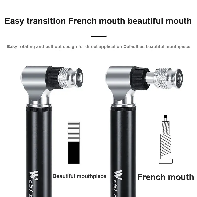 WEST BIKING Bike Balls Bicycle Pumps Unisex-12