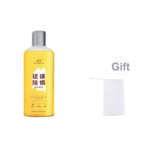 ZHENXIU Жидкость для удаления сернистых клещей мыло-гель для душа с пеномой сеткой