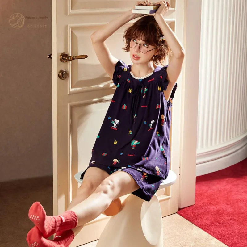 Gongdie Women's Pajama Sets-6