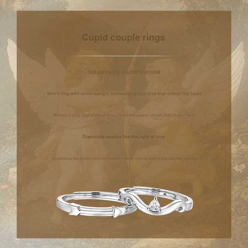 I Do&Co. 925 Sterling Silver Synthetic Cubic Zirconia Rings Unisex-4