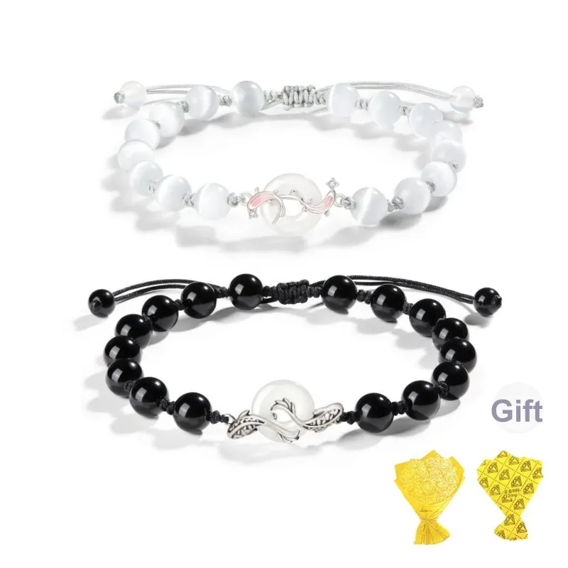 Central Fashion Chalcedony Bracelets Unisex-6