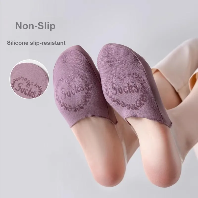 XIA.WA.ZHI.XIU No Show Socks Women's Shopping Bag 5 Pack-8