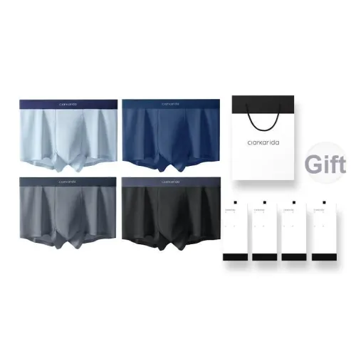 Clarkarida Семейный комплект трусов для мужчин 4 штуки в подарочной коробке