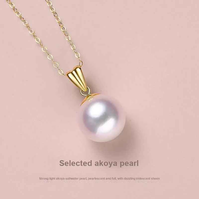 Inlady Saltwater Pearl Necklaces Women's-2