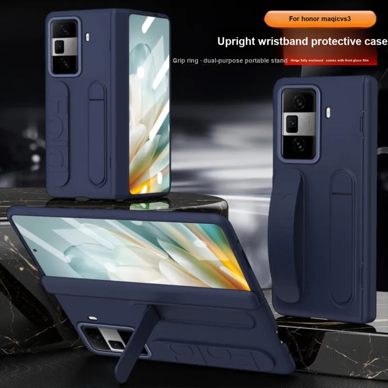 YINZHESHAN PC Material Upright Wrist Strap Holder Phone Cases Compatibility Honor Magic VS 3-2