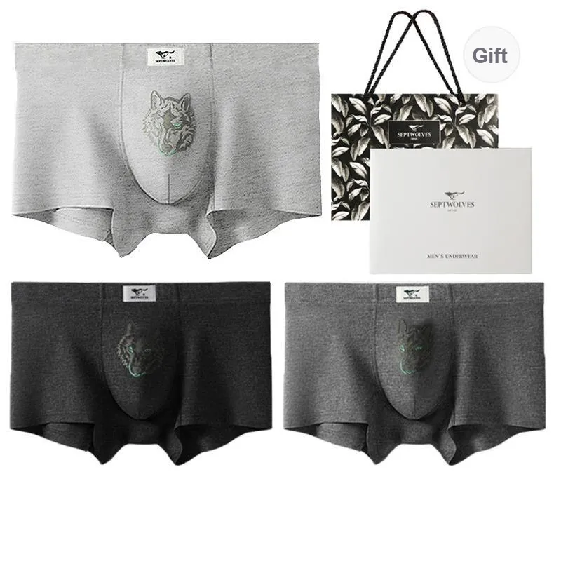 SEPTWOLVES Underwear Gift Box Men's 3 Pack Gift Box Set-32