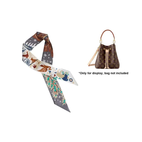 Ingenuity Handmade Ремни для сумок Двойной стороны с принтом Шелковый шарф Женские