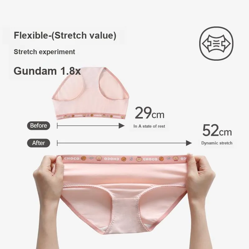 FENTENG x LINE FRIENDS Brown Bear Underpants Women's 4 Pack-3