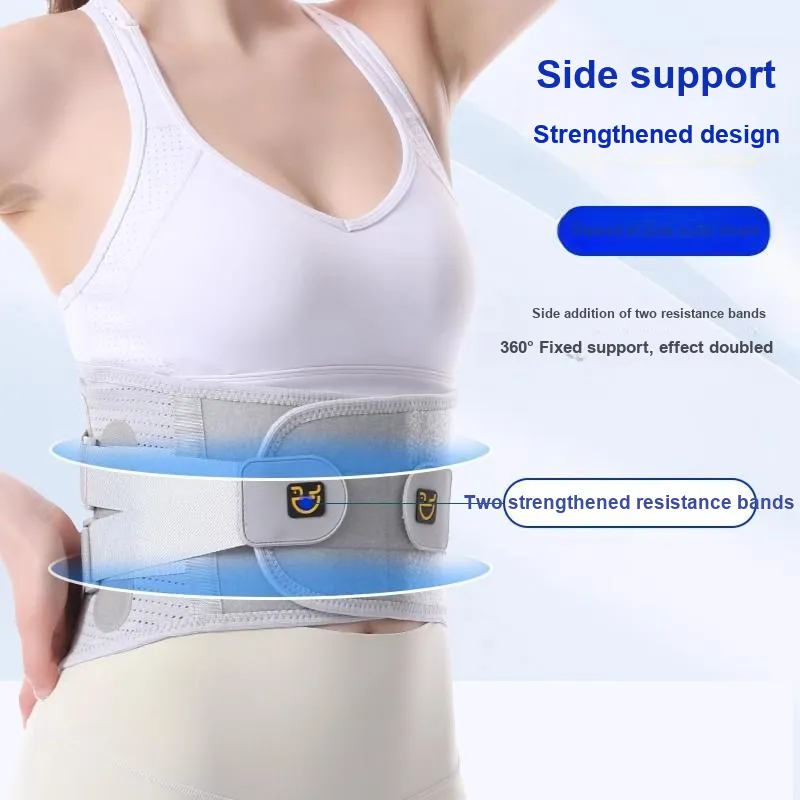 DEERWAY Back Support Braces Breathable And Protective Gray Unisex-3