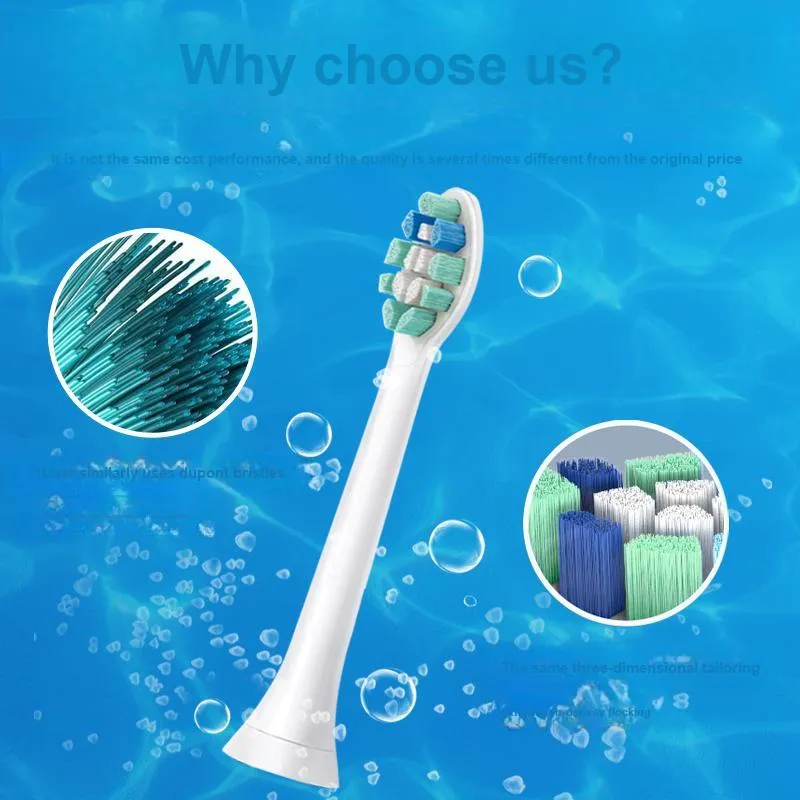 EIYEAH Compatible With Philips Electric Toothbrush Brush Head All Replacement Adults-8