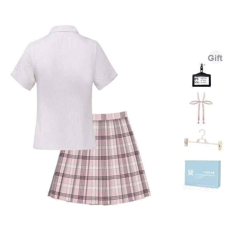 Ice Cream And Whale Summer JK Uniform Set Women's Gift Box Set-1