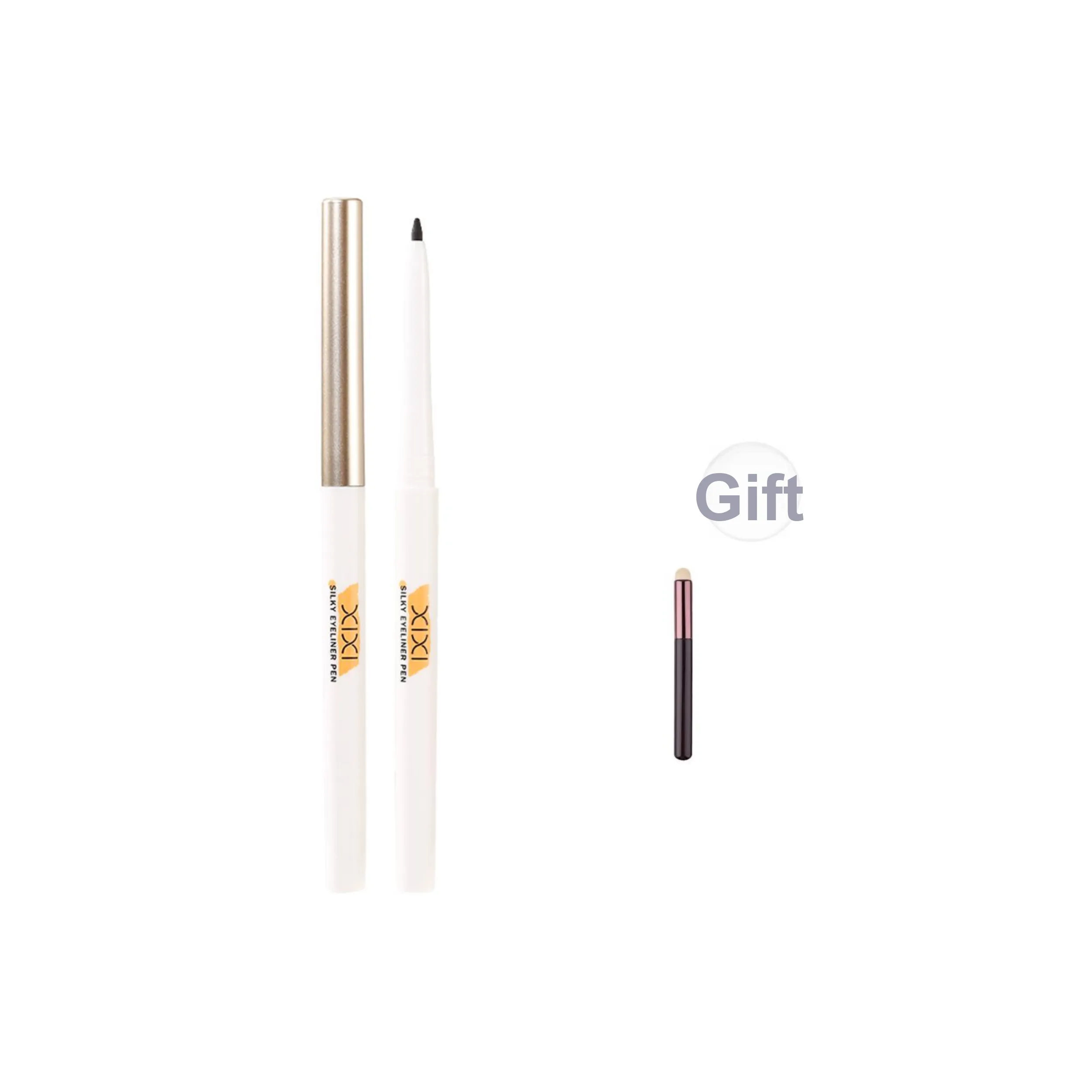 Xixi Eyeliner Pencil 1,5mm Водонепроницаемый Smudge PROOF Паук LASH Новичок Eyeliner Pen Ультра Тонкий