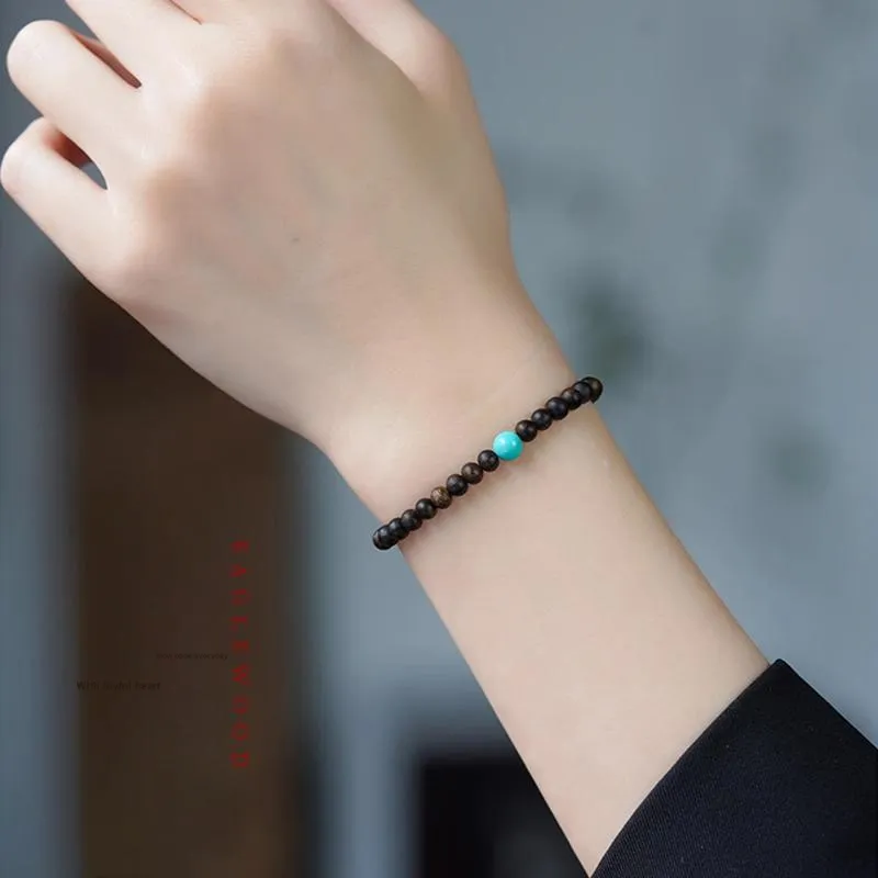FANGYUANXIAOFU Fragrance Enhancer, Agarwood Bracelets Women's-7