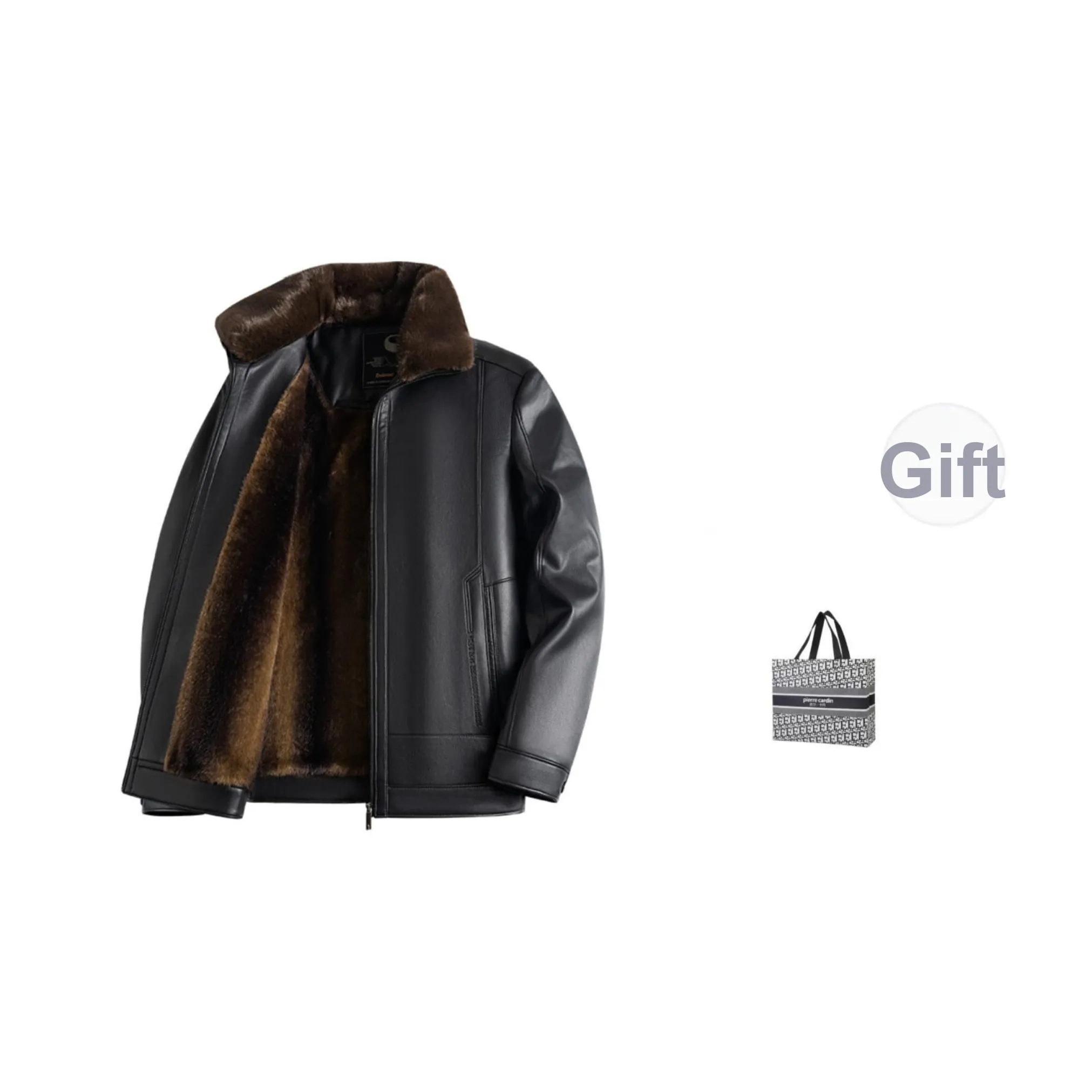 PIERRE CARDIN Кожа Куртка Мужская