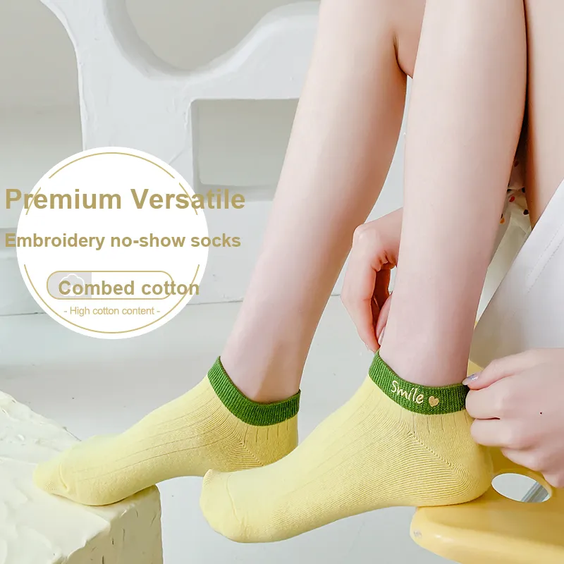 Lan Miao Ankle Socks Women's Shopping Bag 5 Pack-25