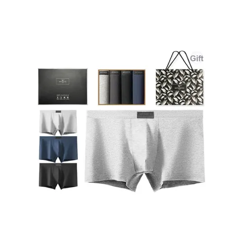 SEPTWOLVES Нижнее белье Подарочная коробка Мужской 4 упаковки + Сумка для покупок