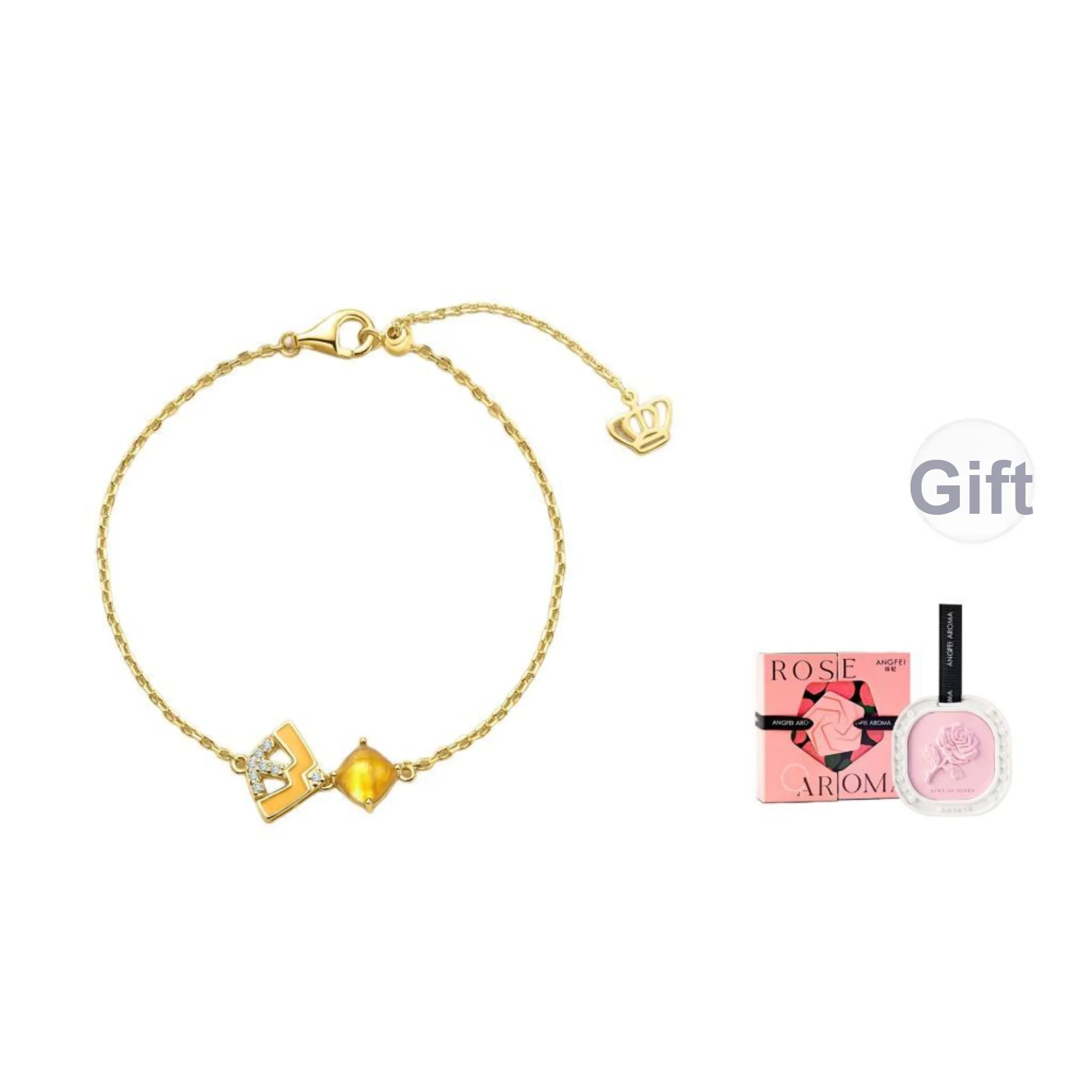 TIANWANG Citrine S925 Silver Bracelets Women's