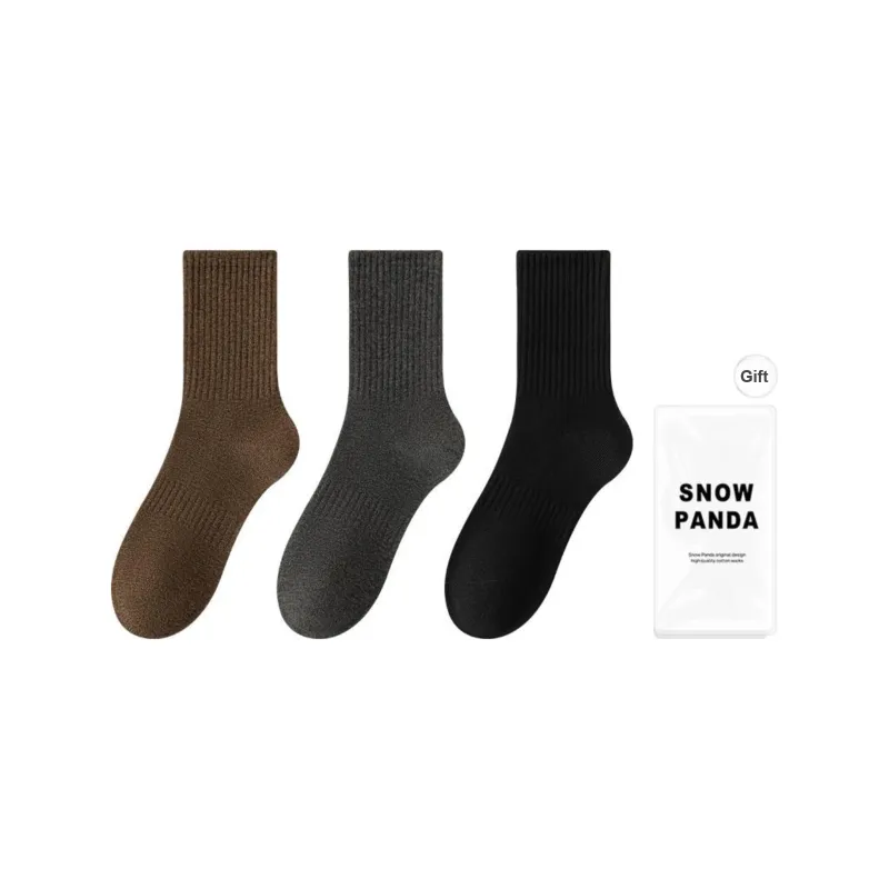 XXLLG Mid Calf Socks Men's Shopping Bag 3 Pack-9