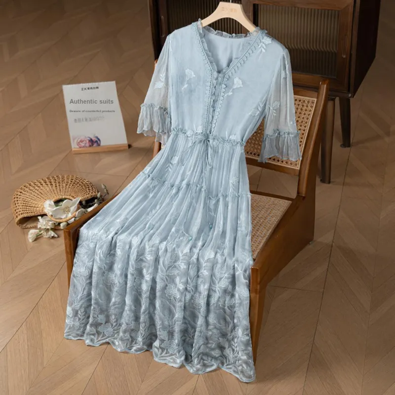 To The West Short Sleeved Dress Women's-2