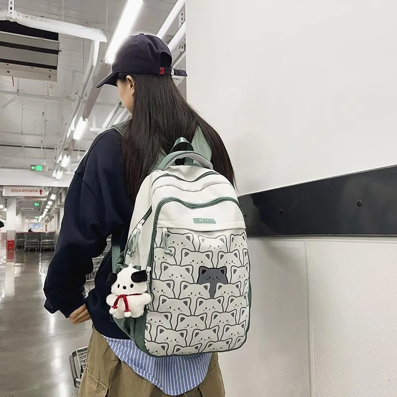 Vack Nylon Backpack Regular Unisex Multicolor-17