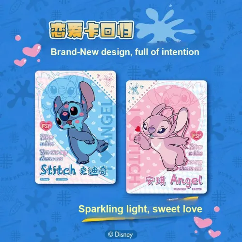 CARD.FUN Disney Lilo Stitch Веселье EDITION Коллекционная карта IP Аниме Карточки 1 коробка 10 пакетов