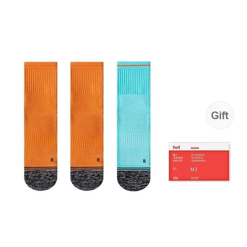 MIIOW Trend Party Series Mid-Calf Socks Men's Gift Box Combination-10