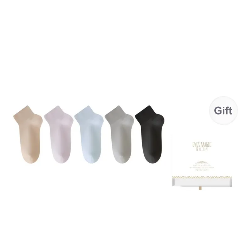 XIA.WA.ZHI.XIU Ankle Socks Women's Box 5 Pack-21