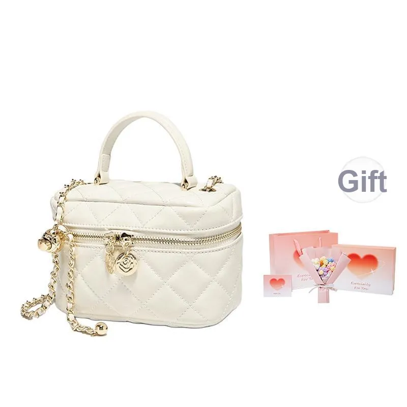 Marino Orlandi Synthetic Leather Handbag Shoulder Bag Crossbody Bag Small Size Women's Black/White