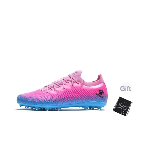 KELME Lightning 2,5 MG MULTI Ground Shock Absorbers Slip-resistant Abrasion-resistant Football Cleats Unisex Pink Blue КЕЛМЕ Lightning 2,5 MG MULTI Ground Shock Absorbers Противоскользящие Устойчивые к истиранию Футбольные бутсы Унисекс Розовый Синий