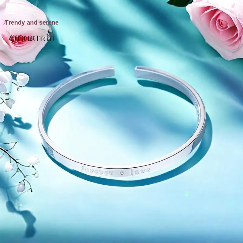CHAOHONGJI 999 Fine Silver Sterling Silver Bracelets Women's-3