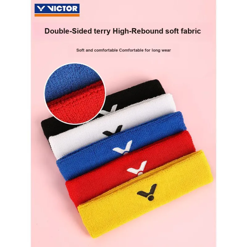 VICTOR Sweatbands Lace-Up Sports Fitness Basketball Running Cotton Polyester Rubber Elastane Unisex-1