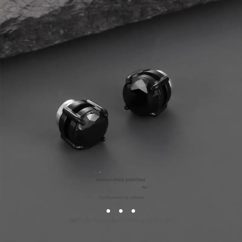 Tkb Geometric Magnet Stud Earrings Unisex-5