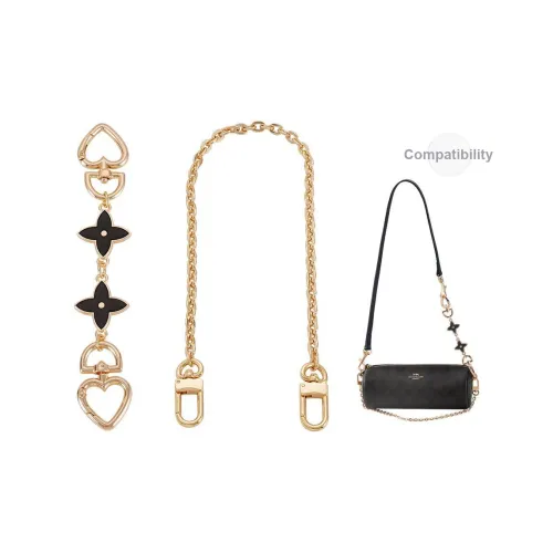 Lan Bao Fan Металл Плечевой ремень Сумка Аксессуар Женский Золотой Тон