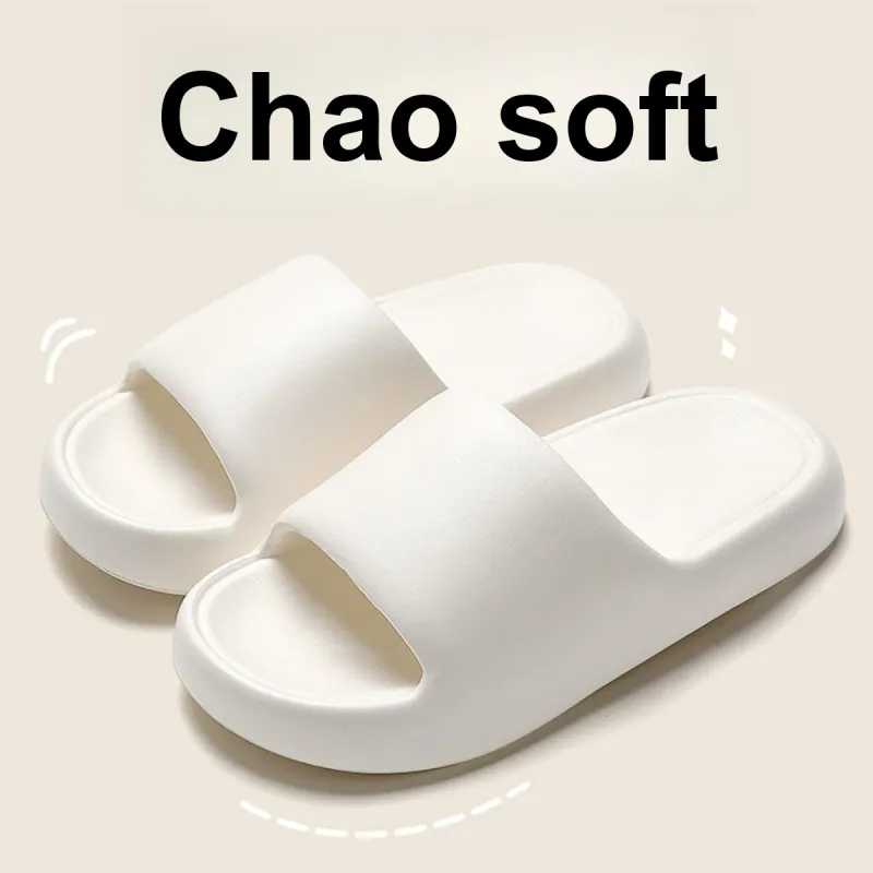 It Is Still Known That It Is Slippers Home Bathroom Soft Sole Summer Home Slip Resistant Platform Slippers Shoes-1
