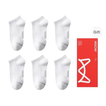 MIIOW Ankle Socks Unisex Gift Box Of 6 Doubles