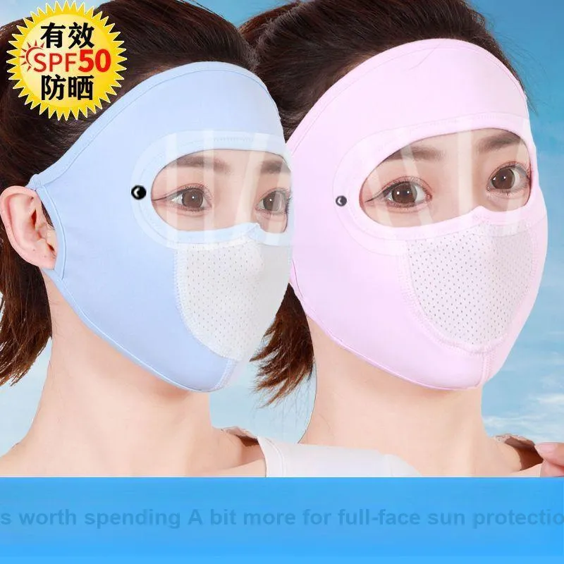 MOREMERRY Polyester Sun Protection Masks Unisex-2