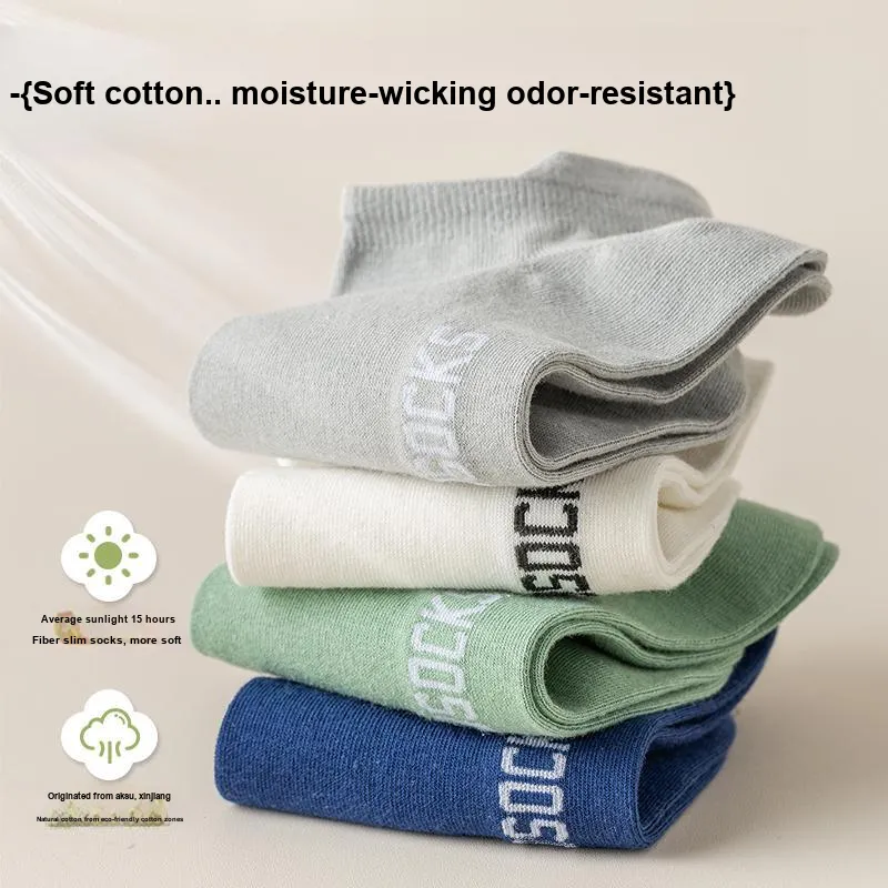 PLANDOO Ankle Socks Men's 5 Pack-11
