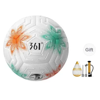 361° Size 45 Soccer PVC Machine Stitched Soccer Ball Unisex Orange
