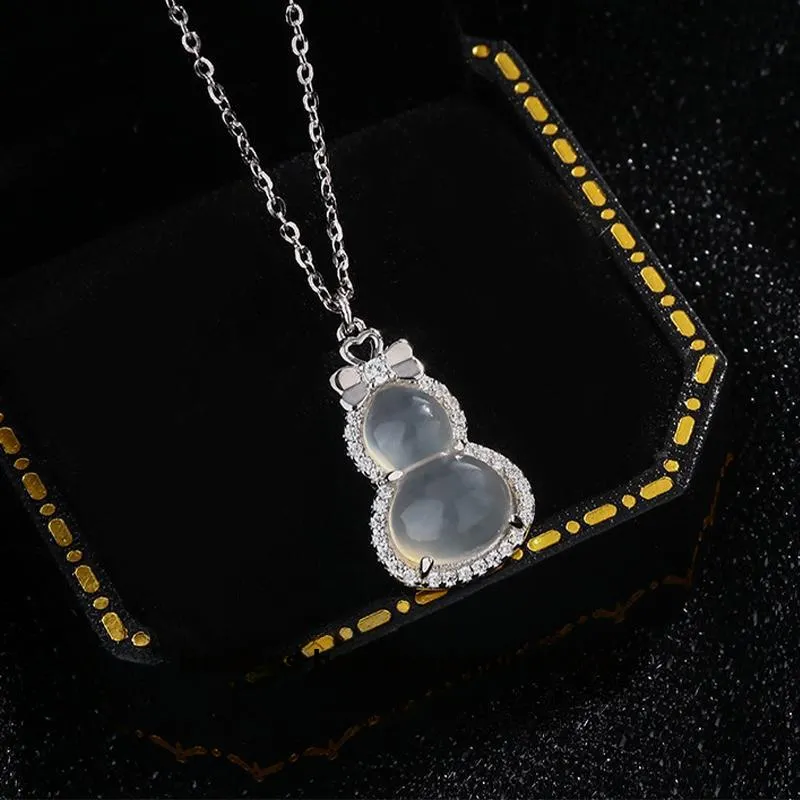 JUICY GRAPE Chalcedony Jade Necklaces Women's-1